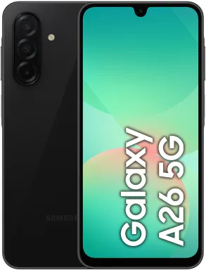 Samsung Galaxy A26 17 cm (6.7") Double SIM hybride Android 15 5G USB Type-C 8 Go 256 Go 5000 mAh Noir