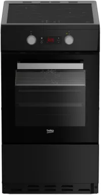 Beko FSE58301BC four et cuisinière Electrique Plaque avec zone à induction Noir