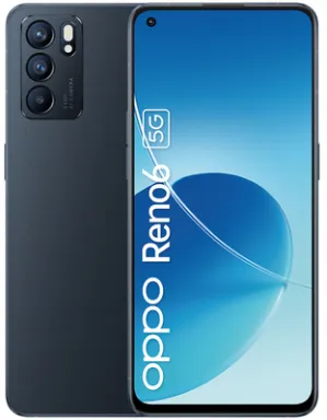 OPPO Reno 6 16,3 cm (6.43") Double SIM Android 11 5G USB Type-C 8 Go 128 Go 4300 mAh Noir