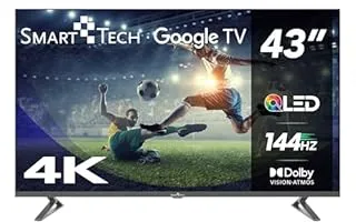 Smart-Tech 43QG04G TV 109,2 cm (43") 4K Ultra HD Smart TV Wifi Gris 320 cd/m²