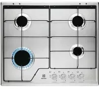 Electrolux KGS6424SX plaque Acier inoxydable Intégré 56 cm Gaz 4 zone(s)