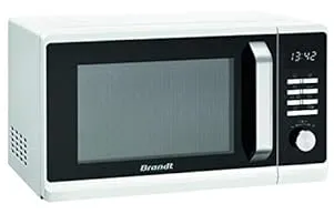 Brandt SE2302W micro-onde Noir, Argent Micro-onde simple Comptoir 23 L 800 W