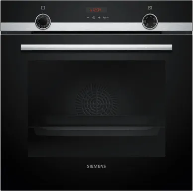 Siemens iQ300 HQ574AER3 four 71 L Noir, Acier inoxydable