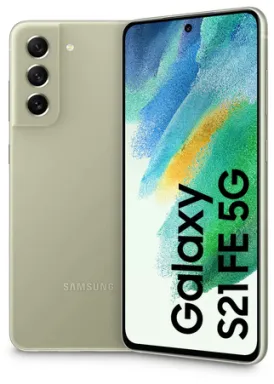 Samsung Galaxy S21 FE 5G SM-G990B 16,3 cm (6.4") Double SIM Android 11 USB Type-C 6 Go 128 Go 4500 mAh Olive