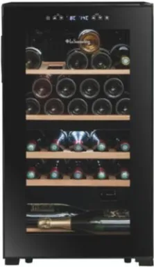 La Sommelière SLS32DZBLACK refroidisseur à vin Refroidisseur de vin thermoélectrique Pose libre Noir 32 bouteille(s)