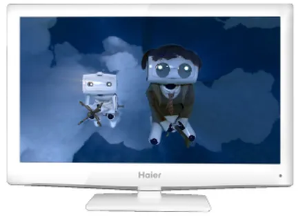 Haier LET22C400 TV 54,6 cm (21.5") Full HD Blanc 180 cd/m²