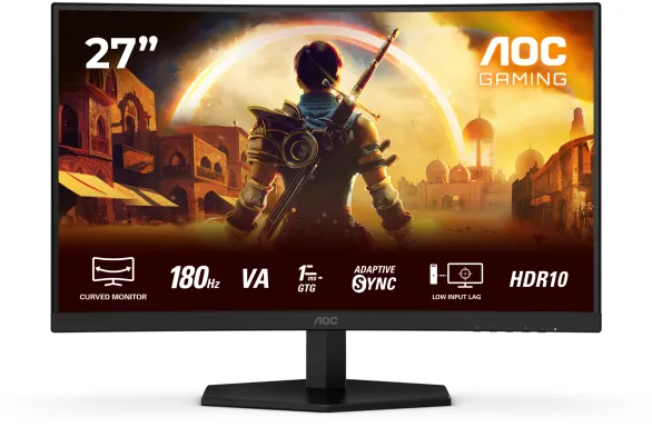 AOC G4 C27G42E écran plat de PC 68,6 cm (27") 1920 x 1080 pixels Full HD LED Noir, Rouge