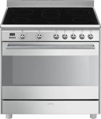 Smeg Concert SCD91CMX9 four et cuisinière Electrique Céramique Acier inoxydable A