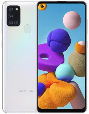 Samsung Galaxy A21s SM-A217F 16,5 cm (6.5") Android 10 4G USB Type-C 4 Go 64 Go 5000 mAh Blanc