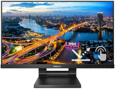 Philips B Line 222B1TC/00 écran plat de PC 54,6 cm (21.5") 1920 x 1080 pixels Full HD LED Écran tactile Noir