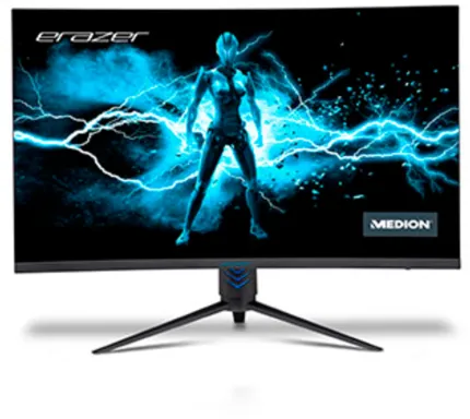 Erazer Ecran PC Gamer - Spectator X20 - incurvé - 32'' FHD - 1 ms - 165Hz - HDMI et DisplayPort