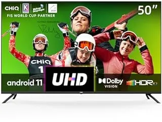 Changhong U50H7A TV 127 cm (50") 4K Ultra HD Smart TV Wifi Noir 250 cd/m²