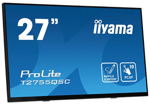 iiyama ProLite T2755QSC-B1 écran plat de PC 68,6 cm (27") 2560 x 1440 pixels Full HD LCD Écran tactile Noir