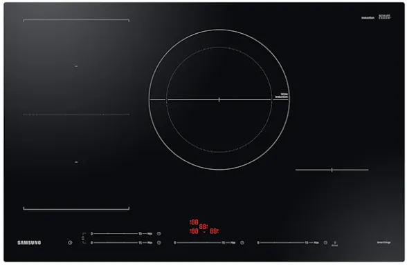 Samsung NZ84C5047FK Noir Intégré 80 cm Plaque avec zone à induction 4 zone(s)