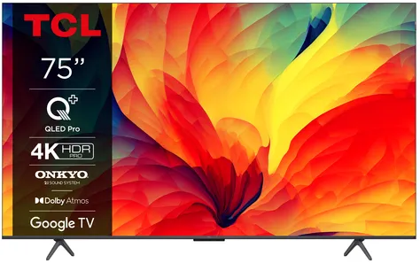 TCL QLED780 Series 75QLED780 TV 190,5 cm (75") 4K Ultra HD Smart TV Noir 450 cd/m²