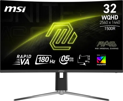 MSI MAG 32CQ6PF écran plat de PC 80 cm (31.5") 2560 x 1440 pixels Wide Quad HD Noir