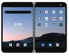 Microsoft Surface Duo 14,2 cm (5.6") Double SIM Android 10 4G USB Type-C 6 Go 128 Go 3577 mAh Blanc