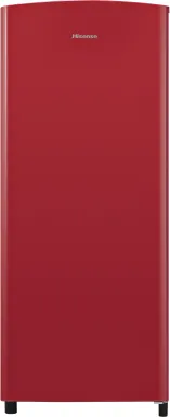 Hisense RR220D4ARF frigo combine Pose libre 165 L F Rouge
