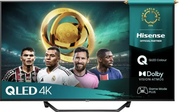 Hisense 43A7Q TV 109,2 cm (43") 4K Ultra HD Smart TV Wifi Noir