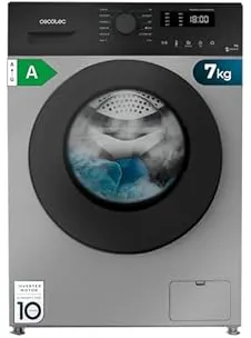 Cecotec Bolero DressCode 7150 Inverter Steel A machine à laver Charge avant 7 kg 1400 tr/min Acier