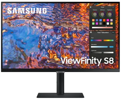 Samsung S80PB LED display 68,6 cm (27") 3840 x 2160 pixels 4K Ultra HD Noir