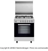 Glem Gas GA660CMIX four et cuisinière Gaz Acier inoxydable A