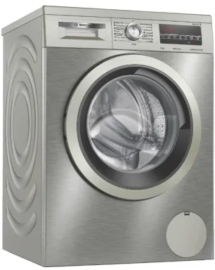 Bosch Serie 6 WUU28T0XES machine à laver Charge avant 9 kg 1400 tr/min Acier inoxydable