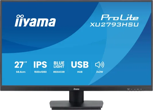 iiyama ProLite XU2793HSU-B7 écran plat de PC 68,6 cm (27") 1080 x 1920 pixels Full HD LED Noir