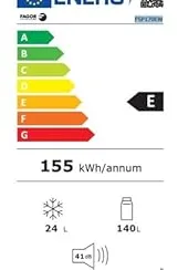 Fagor FSP170EW frigo combine Pose libre 164 L E Blanc