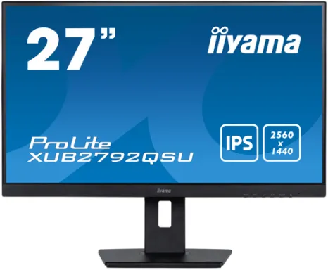 iiyama XUB2792QSU-B5 écran plat de PC 68,6 cm (27") 2560 x 1440 pixels Full HD LED Noir