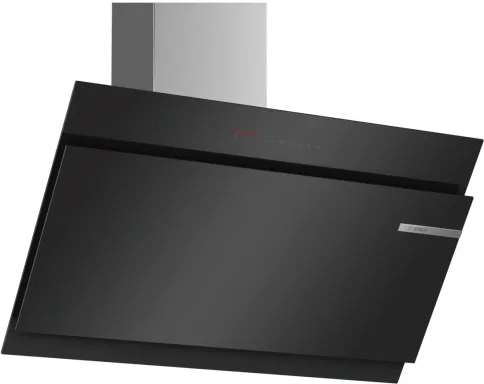 Bosch Serie 6 DWK98JQ60 hotte Montée au mur Noir, Acier inoxydable 840 m³/h
