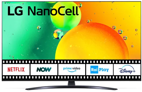 LG NanoCell 65NANO766QA.API TV 165,1 cm (65") 4K Ultra HD Smart TV Wifi Bleu