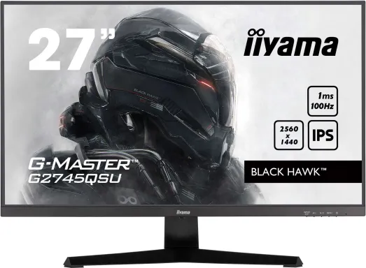 iiyama G-MASTER G2745QSU-B2 écran plat de PC 68,6 cm (27") 2560 x 1440 pixels Wide Quad HD LED Noir