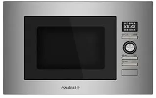 Rosieres RMG20/1IN Intégré Micro-ondes grill 20 L 800 W Noir, Acier inoxydable