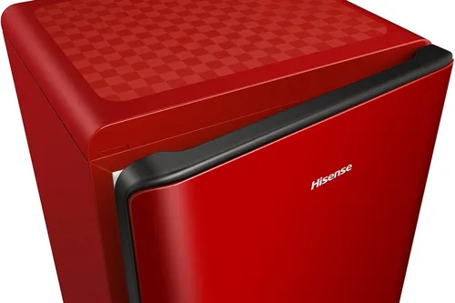 Hisense RR106D4CRF frigo combine Pose libre 82 L F Rouge