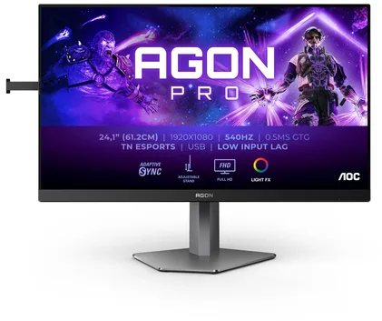 AOC AGON PRO AG246FK écran plat de PC 61,2 cm (24.1") 1920 x 1080 pixels Full HD LCD Noir