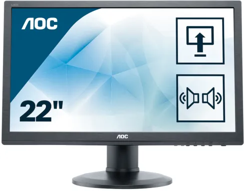 AOC 60 Series E2260PDA LED display 55,9 cm (22") 1680 x 1050 pixels WSXGA+ Noir
