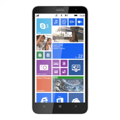 Nokia Lumia 1320 15,2 cm (6") SIM unique Windows Phone 8 4G Micro-USB B 1 Go 8 Go 3400 mAh Blanc