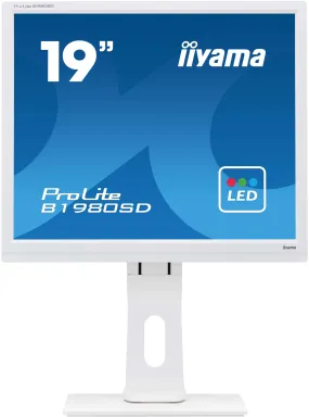iiyama ProLite B1980SD-W1 LED display 48,3 cm (19") 1280 x 1024 pixels Blanc