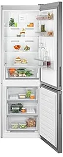 Electrolux LNT5MF32U0 réfrigérateur-congélateur Pose libre 331 L F Gris, Acier inoxydable