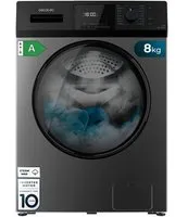 Cecotec Bolero DressCode 8410 Inverter Steel A machine à laver Charge avant 8 kg 1400 tr/min Noir, Acier inoxydable