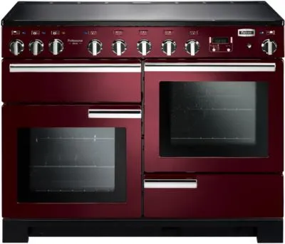 Falcon Professional Deluxe 110 Cuisinière Electrique Plaque avec zone à induction Cerise (fruit) A