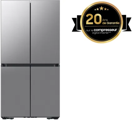 Samsung Series 8 Réfrigérateur Bespoke AI- Multi-portes- Double fabrique de glace auto- 648L- Classe E- RM70F63NER