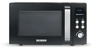 Severin MW 7752 Comptoir Micro-onde combiné 25 L 900 W Noir, Acier inoxydable