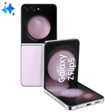Samsung Galaxy Z Flip5 SM-F731B 17 cm (6.7") Double SIM Android 13 5G USB Type-C 8 Go 512 Go 3700 mAh Lavande