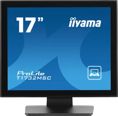 iiyama ProLite écran plat de PC 43,2 cm (17") 1280 x 1024 pixels LED Écran tactile Table Noir