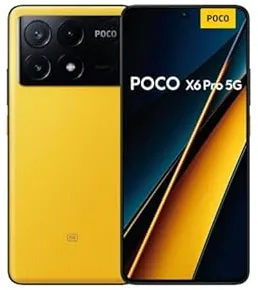 POCO X6 Pro 5G 16,9 cm (6.67") Double SIM USB Type-C 12 Go 512 Go 5000 mAh Jaune