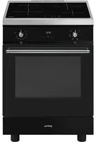 Smeg Symphony C6IMBLT2 four et cuisinière Electrique Plaque avec zone à induction Noir A