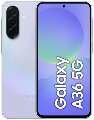 Samsung Galaxy A36 17 cm (6.7") Double SIM Android 15 5G USB Type-C 8 Go 256 Go 5000 mAh Lavande