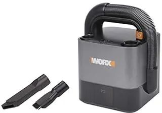 WORX WX030.9 aspirateur de table Noir, Gris Sans sac